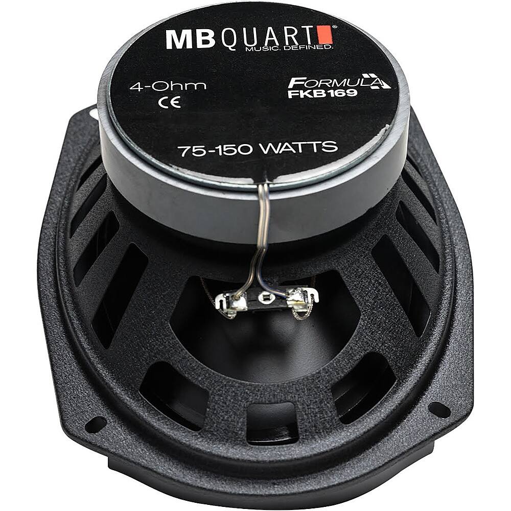 Alt View 12. MB Quart - Formula Series 6" x 9" 2-Way Car Speakers with Polypropylene Cones (Pair) - Black.
