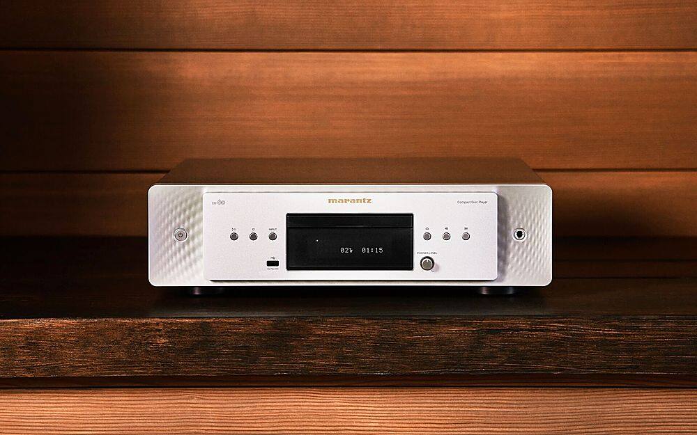 Back. Marantz - CD60 CD Player with HDAM + HDAM-SA2 - Silver Gold.
