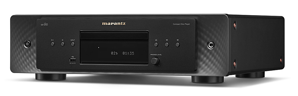 Slapen Eigendom Gastheer van Marantz CD60 CD Player with HDAM + HDAM-SA2 Black CD60Black - Best Buy