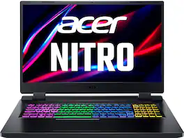 Acer - Nitro 5 17.3" Full HD IPS 144Hz Gaming Laptop- Intel Core i5-12500H- NVIDIA GeForce RTX 3050-512GB PCIe Gen 4 SSD - Black