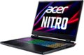 Left. Acer - Nitro 5 17.3" Full HD IPS 144Hz Gaming Laptop- Intel Core i5-12500H- NVIDIA GeForce RTX 3050-512GB PCIe Gen 4 SSD - Black.