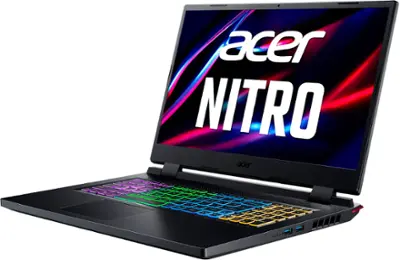 Acer - Nitro 5 17.3" Full HD IPS 144Hz Gaming Laptop- Intel Core i5-12500H- NVIDIA GeForce RTX 3050-512GB PCIe Gen 4 SSD - Black