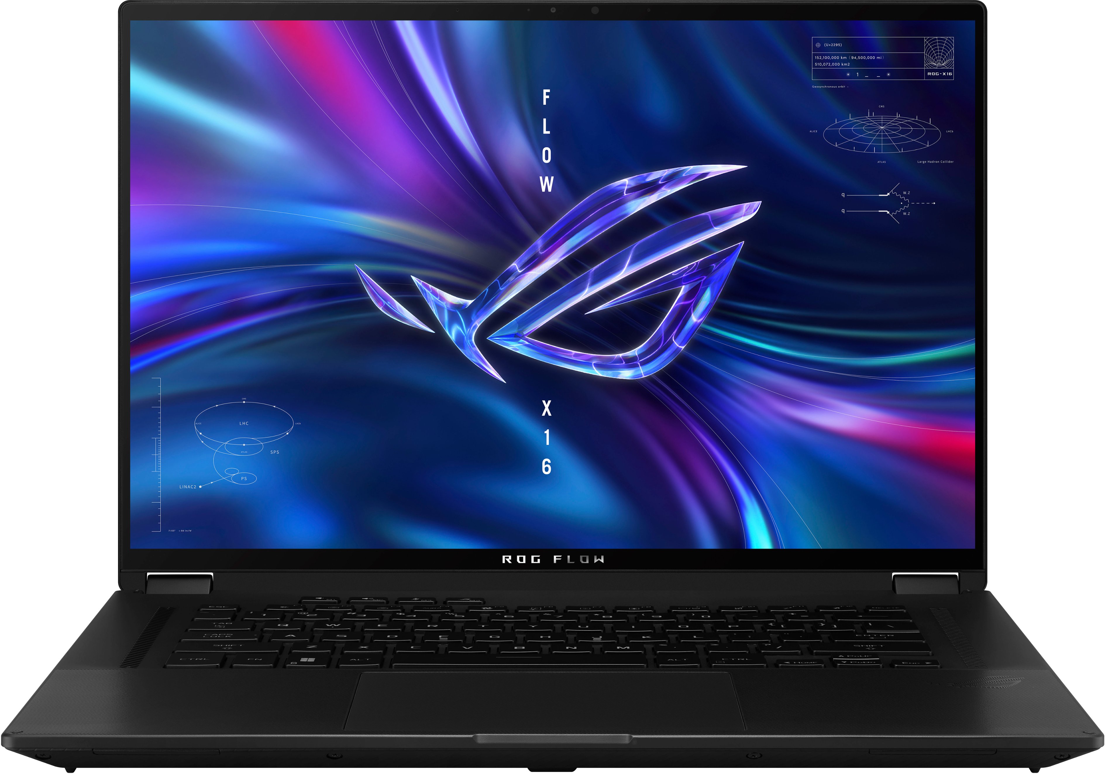ASUS – ROG 16″ Touchscreen Gaming Laptop – AMD Ryzen 9 – 16GB DDR5 Memory – NVIDIA GeForce RTX 3060 V6G Graphics – 1TB SSD – Off Black