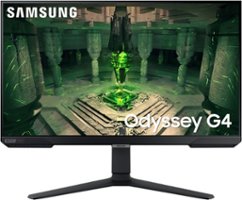 Samsung - 27” Odyssey FHD IPS 240Hz G-Sync Gaming Monitor – Black - Black - Front_Zoom