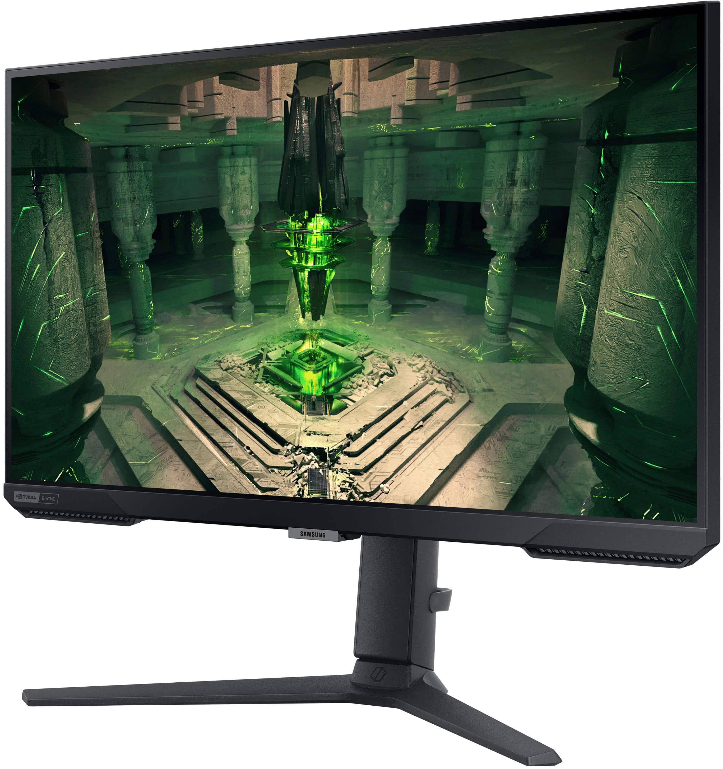 Alt View 13. Samsung - 27” Odyssey FHD IPS 240Hz G-Sync Gaming Monitor - Black.