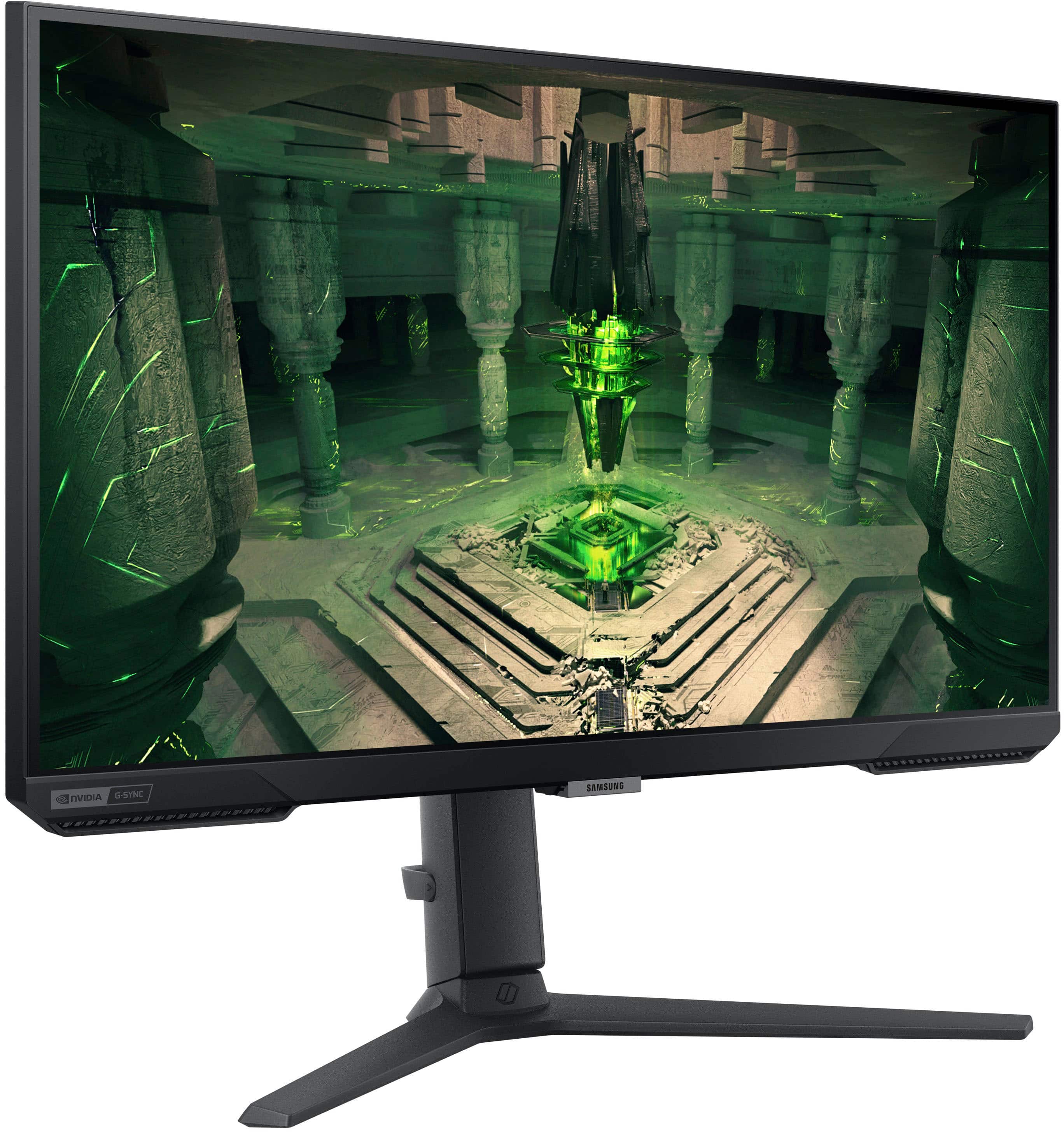 Alt View 14. Samsung - 27” Odyssey FHD IPS 240Hz G-Sync Gaming Monitor - Black.