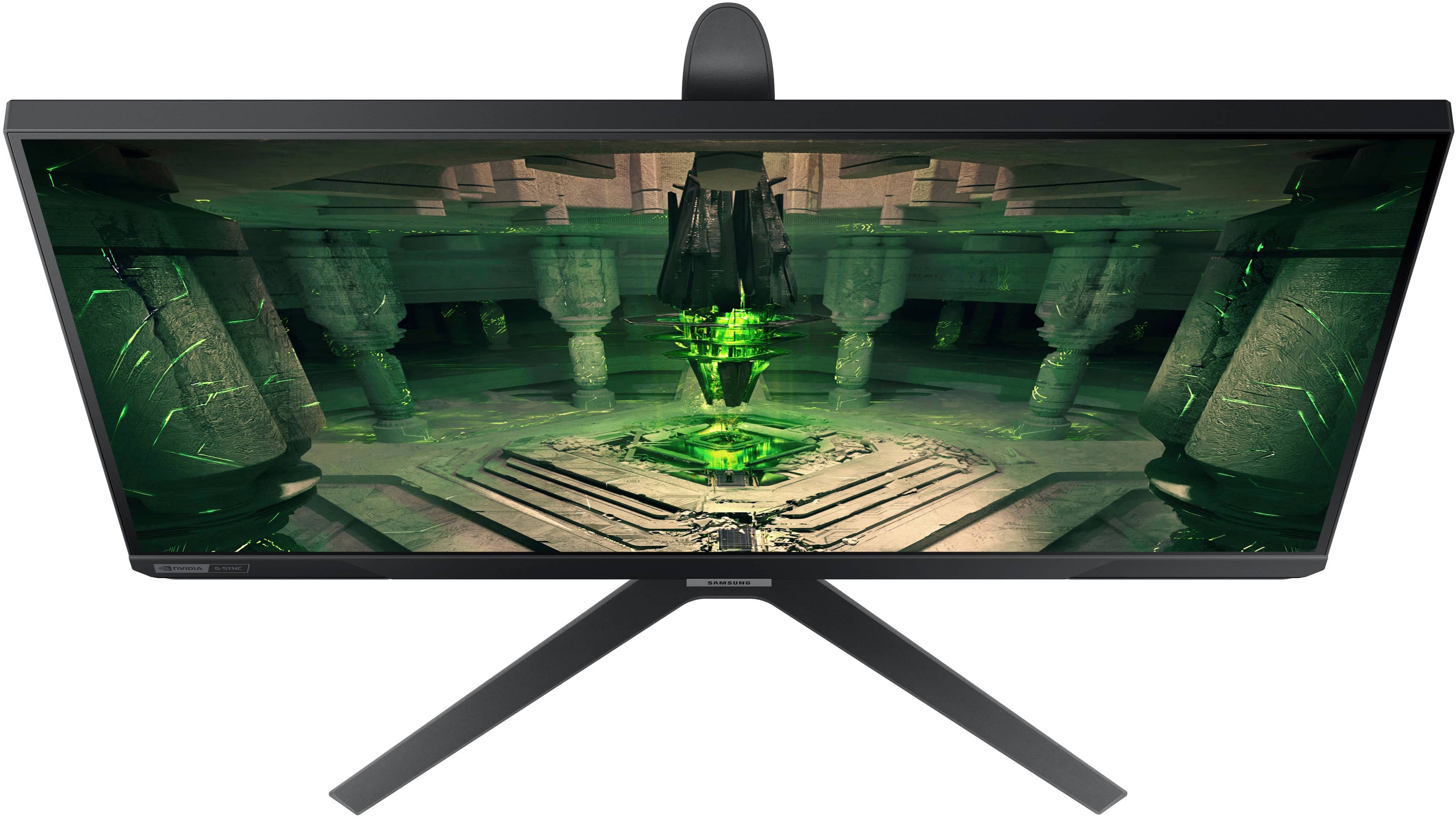 Alt View 27. Samsung - 27” Odyssey FHD IPS 240Hz G-Sync Gaming Monitor - Black.