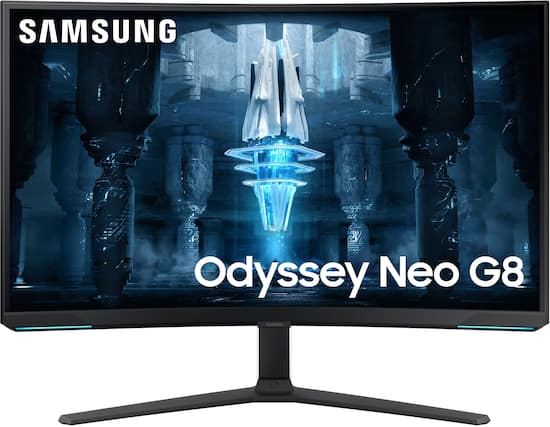 Samsung Odyssey Neo G8 32 Curved 4K UHD FreeSync Premium Pro & G-Sync  Compatible 240Hz 1ms Gaming Monitor Black LS32BG852NNXGO - Best Buy