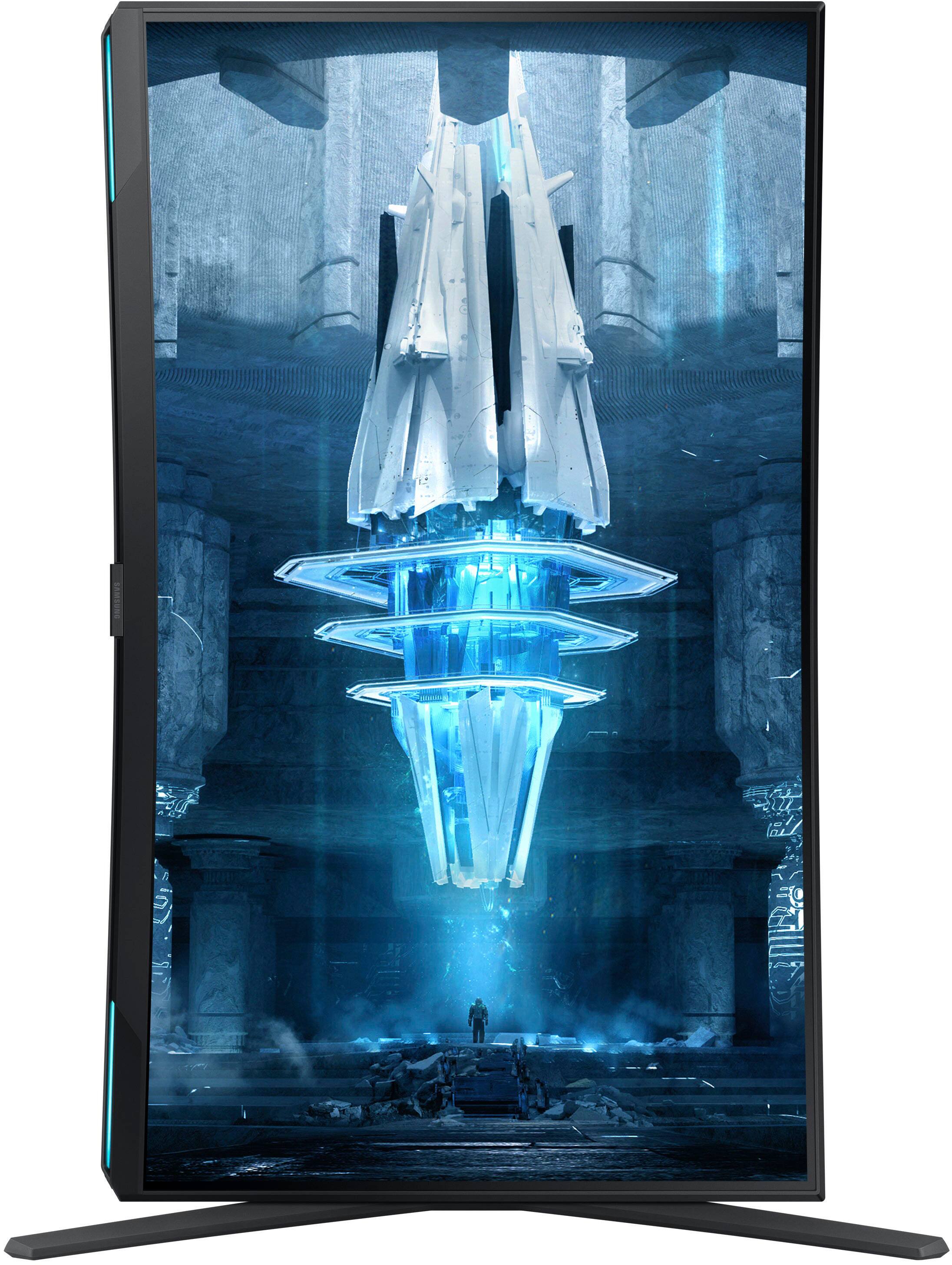 Alt View 11. Samsung - 32" Odyssey Neo G8 Curved 4K UHD FreeSync Premium Pro & G-Sync Compatible  240Hz 1ms Gaming Monitor - Black.