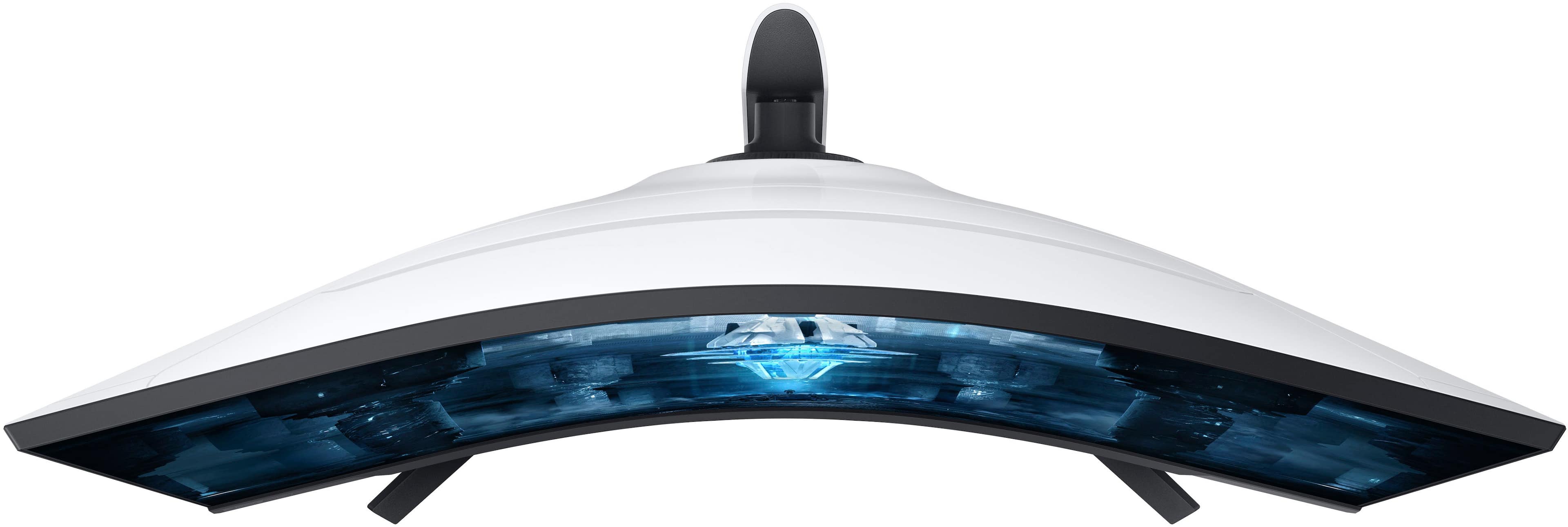 Alt View 25. Samsung - 32" Odyssey Neo G8 Curved 4K UHD FreeSync Premium Pro & G-Sync Compatible 240Hz 1ms Gaming Monitor - Black.