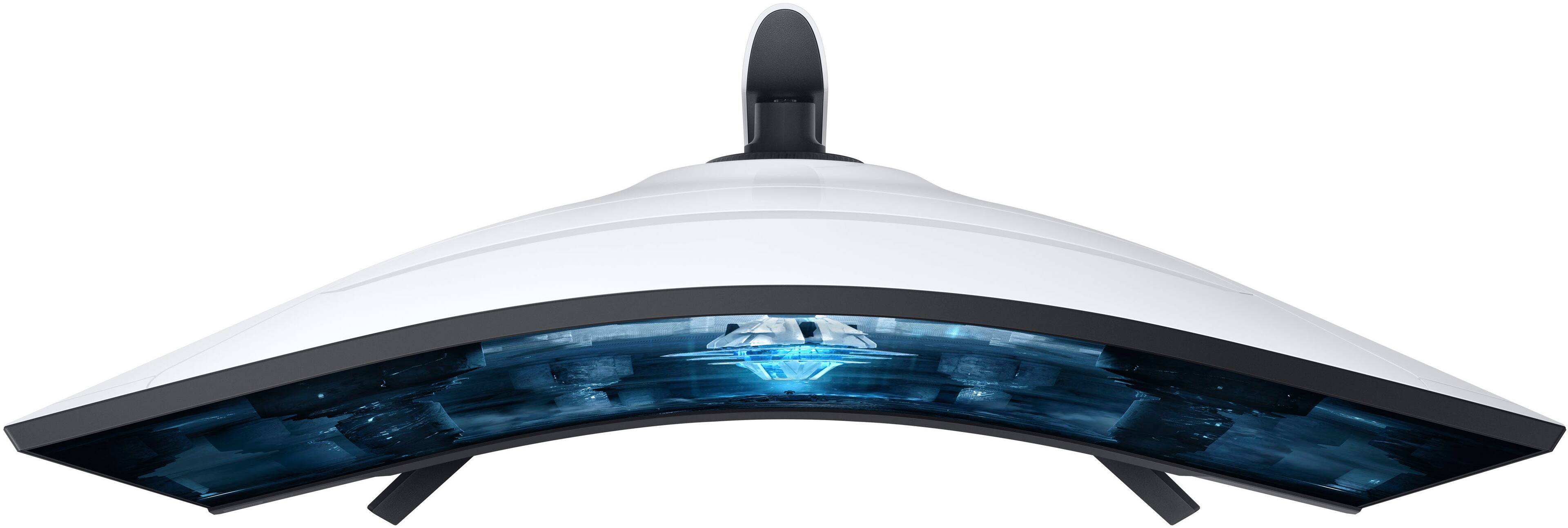 Alt View 25. Samsung - 32" Odyssey Neo G8 Curved 4K UHD FreeSync Premium Pro & G-Sync Compatible  240Hz 1ms Gaming Monitor - Black.