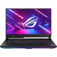 ASUS - Strix SCAR 15 G533 15.6" Gaming Laptop - Intel Core i9 - 16 GB Memory - NVIDIA GeForce RTX 3080 - 1 TB SSD - Off Black - Front_Zoom