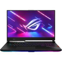 ASUS - Strix SCAR 17 G733 17.3" Gaming Laptop - Intel Core i9 - 16 GB Memory - NVIDIA GeForce RTX 3080 - 1 TB SSD - Off Black - Front_Zoom