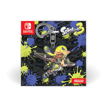 Front. Nintendo - Splatoon 3 Keychain.
