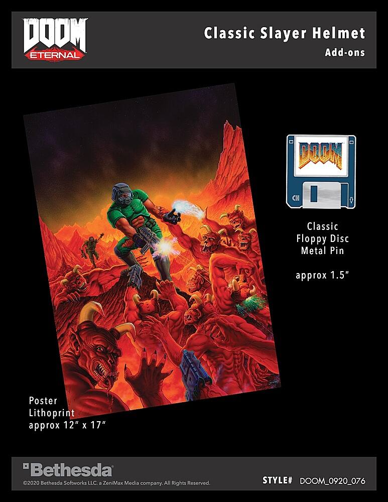  Classic Doom Helmet Collector's Bundle : Video Games