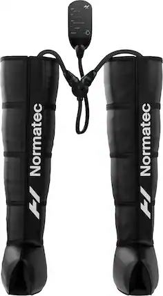 Front. Hyperice - Normatec 3 Legs System - Black.