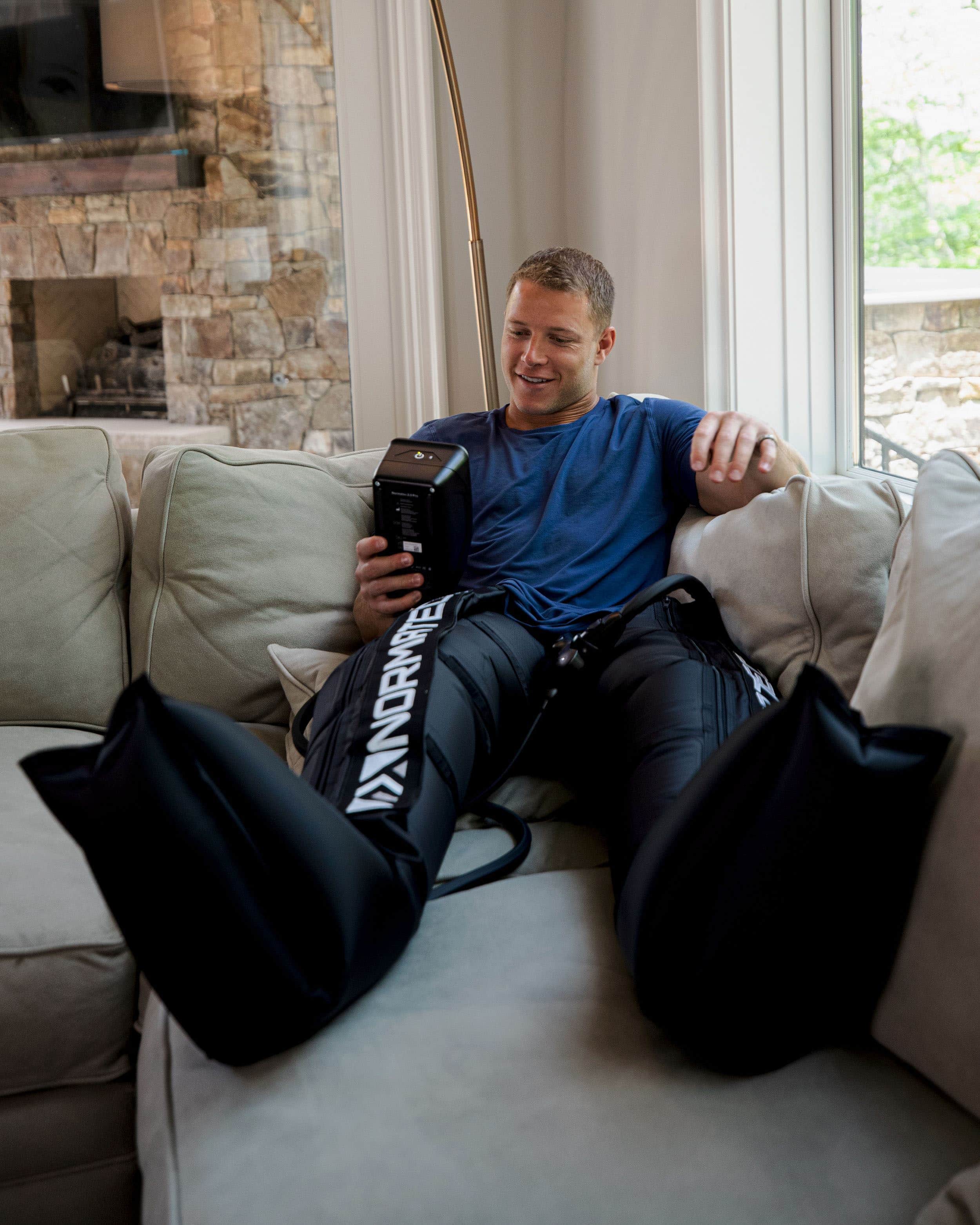 Alt View 17. Hyperice - Normatec 3 Legs System - Black.