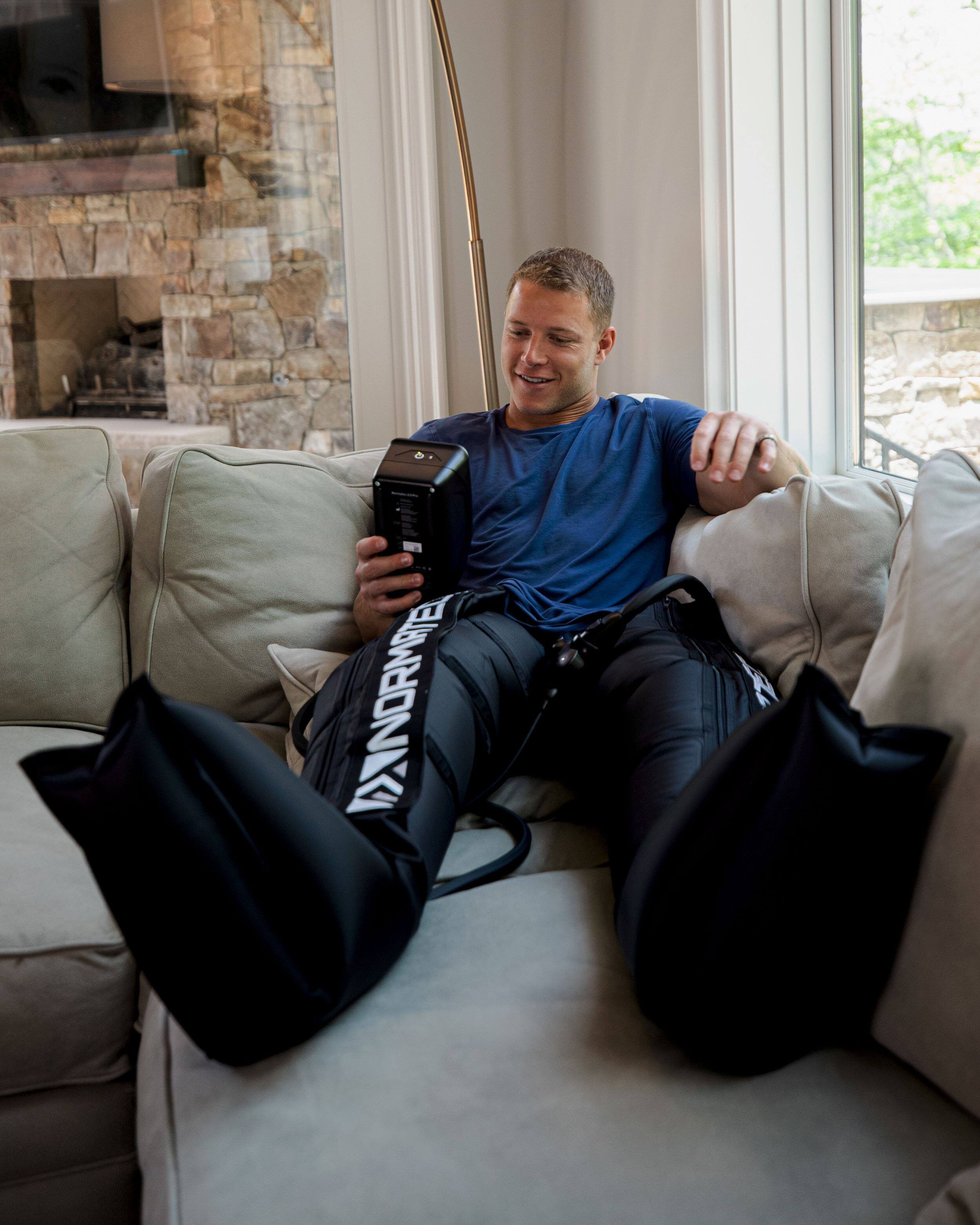 Alt View 17. Hyperice - Normatec 3 Legs System - Black.