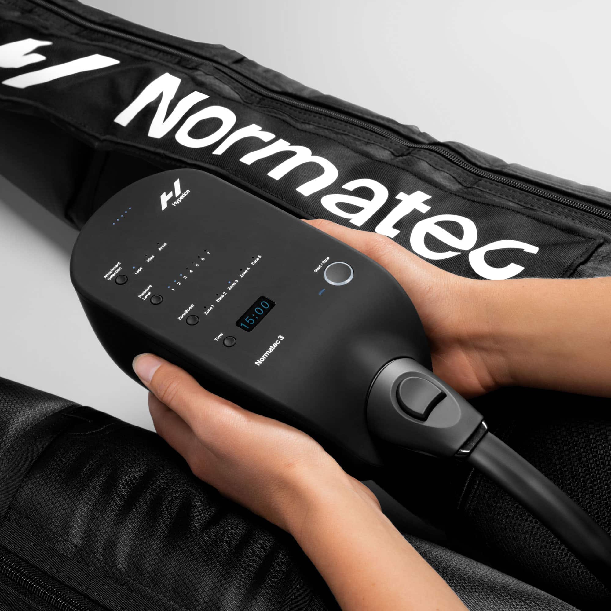 Alt View 22. Hyperice - Normatec 3 Legs System - Black.