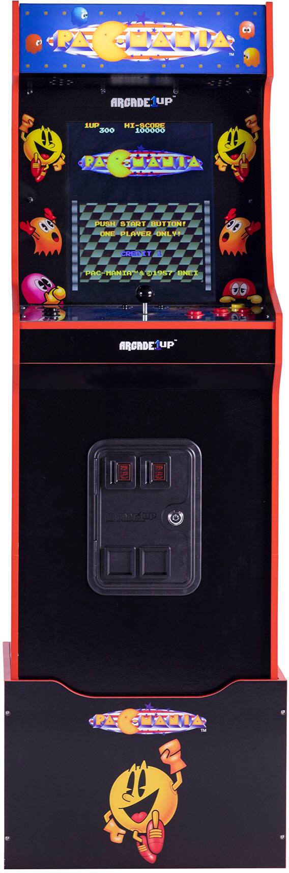 PacMan Customizable Arcade Featuring Pac-Mania 100 Bonus Stickers