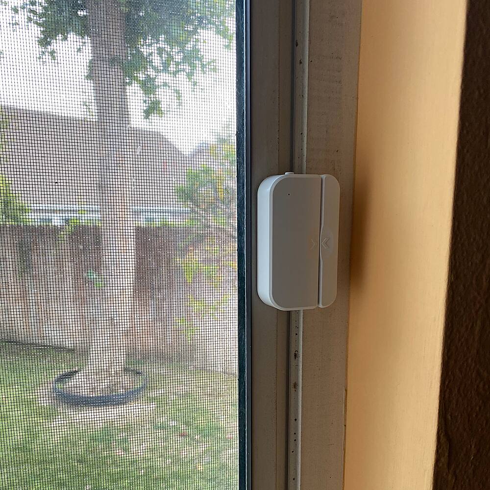 Alt View 12. FEIT ELECTRIC - Battery Powered Wi-Fi Smart Window Sensor - White.