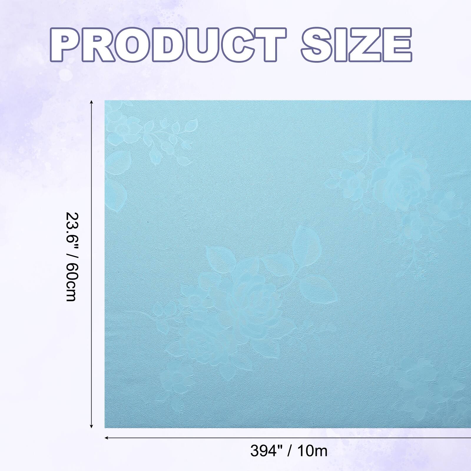 PRODUCT SIZE  
23.6" / 60cm  
394" / 10m