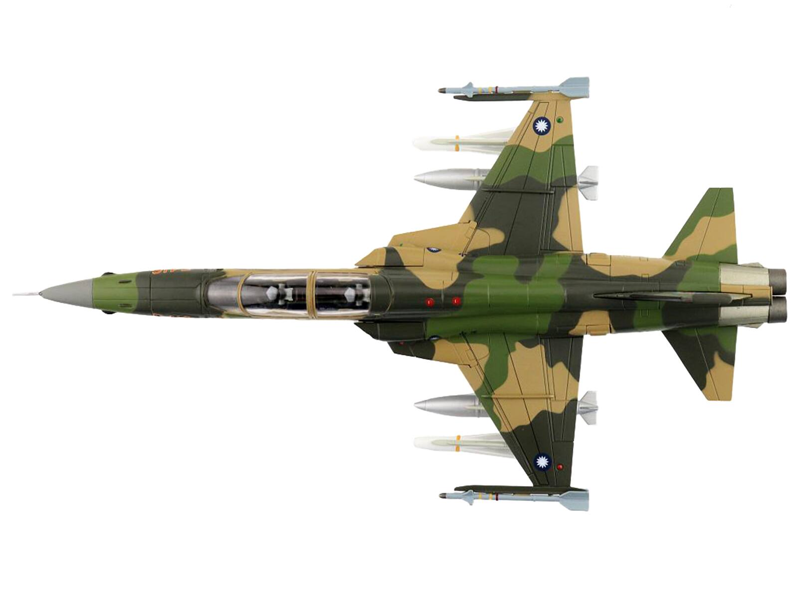 Left. Hobby Master - Northrop F-5F Tiger II 46th Aggressor Squadron 7th Flight Training Wing Republic of China Air Force Air Power 1/72 - Multicolor.