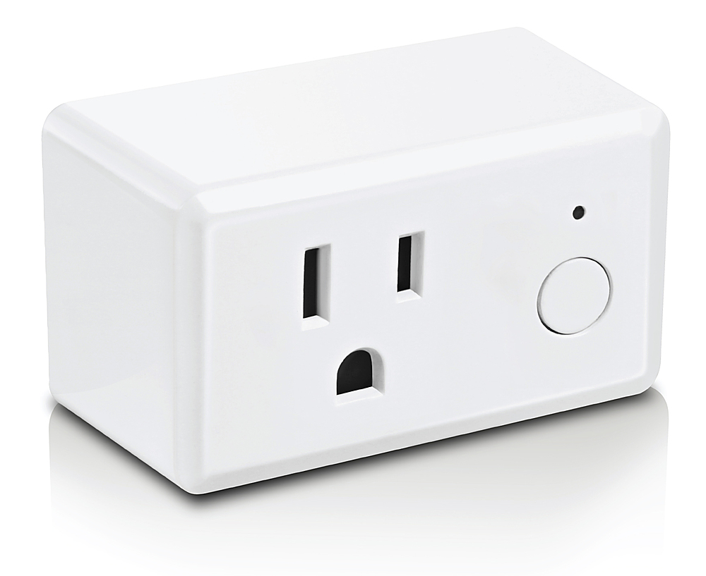 FEIT ELECTRIC Indoor Smart Wi-Fi Single Outlet Wall Plug White PLUG/WIFI -  Best Buy