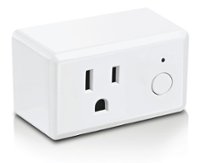 FEIT ELECTRIC - Indoor Smart Wi-Fi Single Outlet Wall Plug - White - Front_Zoom