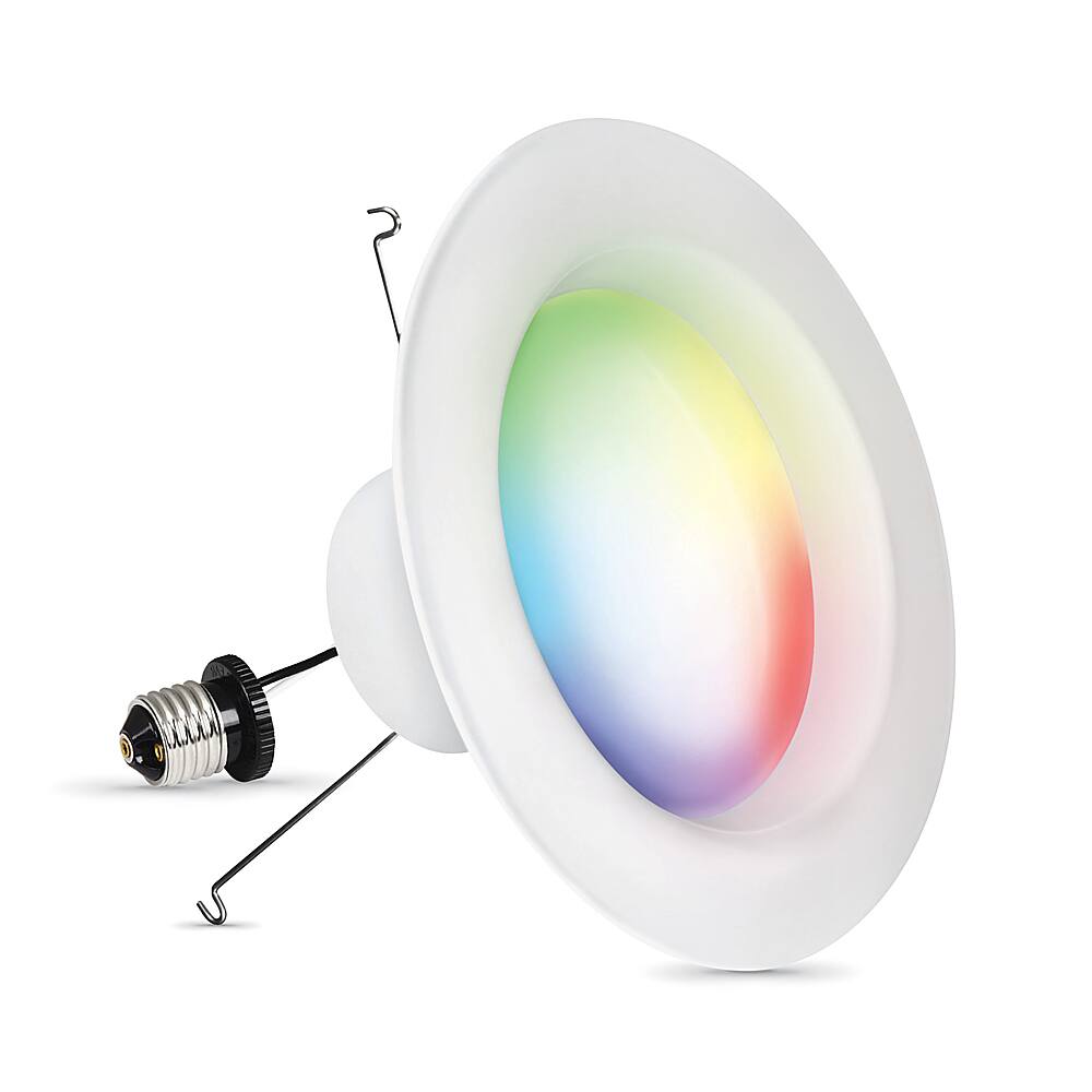 FEIT ELECTRIC - 6" Downlight with Alexa and Google - White and Color