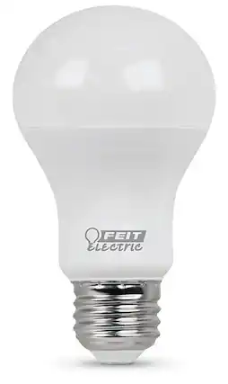 Front. FEIT ELECTRIC - 800-Lumen, 10W A19 LED Light Bulb, 60W Equivalent (24-Pack) - Daylight.