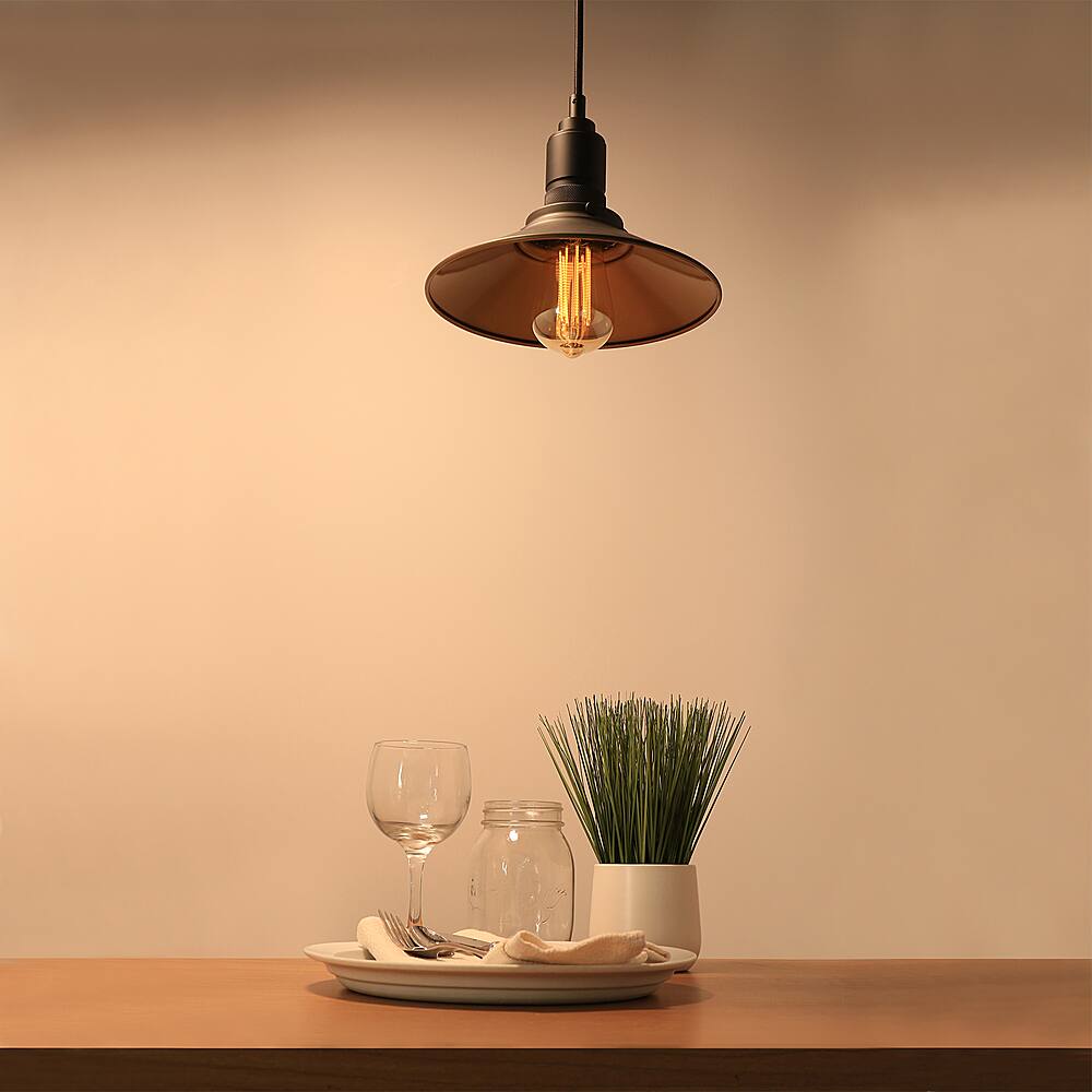 Alt View 12. FEIT ELECTRIC - Smart LED E26 Light Bulb - Amber.