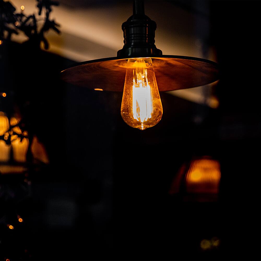 Alt View 13. FEIT ELECTRIC - Smart LED E26 Light Bulb - Amber.