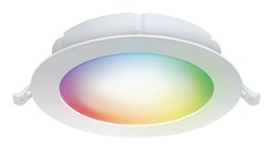 FEIT ELECTRIC - 6" White and Color Recessed Downlight with Alexa and Google - Front_Zoom