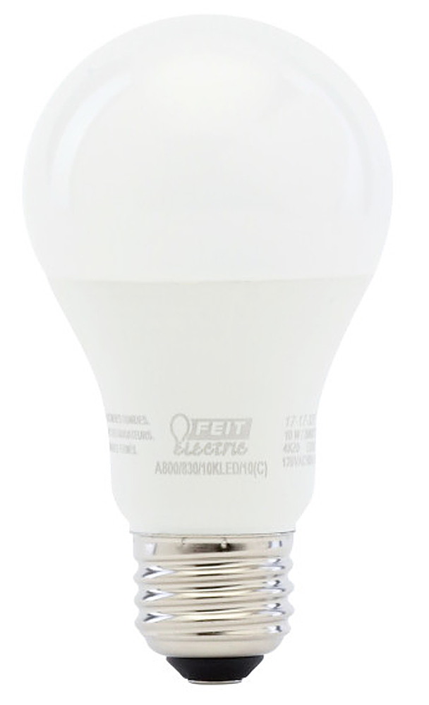 ELECTRIC 800-Lumen, 10W A19 LED Light Bulb, Equivalent Warm White - Best Buy