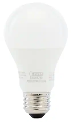 Front. FEIT ELECTRIC - 800-Lumen, 10W A19 LED Light Bulb, 60W Equivalent (24-Pack) - Warm White.