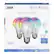 Alt View 13. FEIT ELECTRIC - A19 Smart LED Light Bulb (3-Pack) - Multicolor.