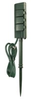 FEIT ELECTRIC - Outdoor 6-Outlet Smart Wi-Fi Yard Stake - Green - Front_Zoom