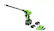 Angle. Greenworks - 24V 600-PSI 0.8 GPM Cordless Power Cleaner with (2) 2.0 Ah Batteries and Charger - Green.