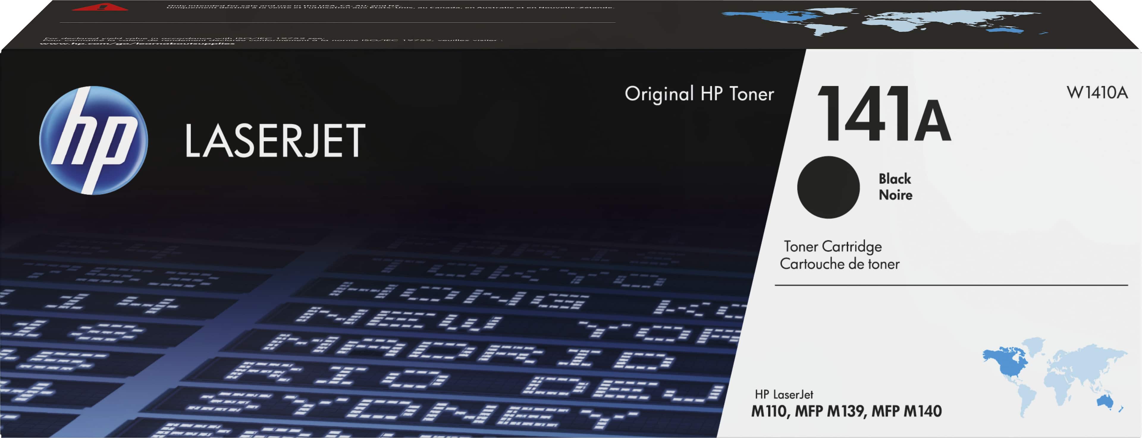 Alt View 1. HP - 141A Standard Capacity Toner Cartridge - Black.