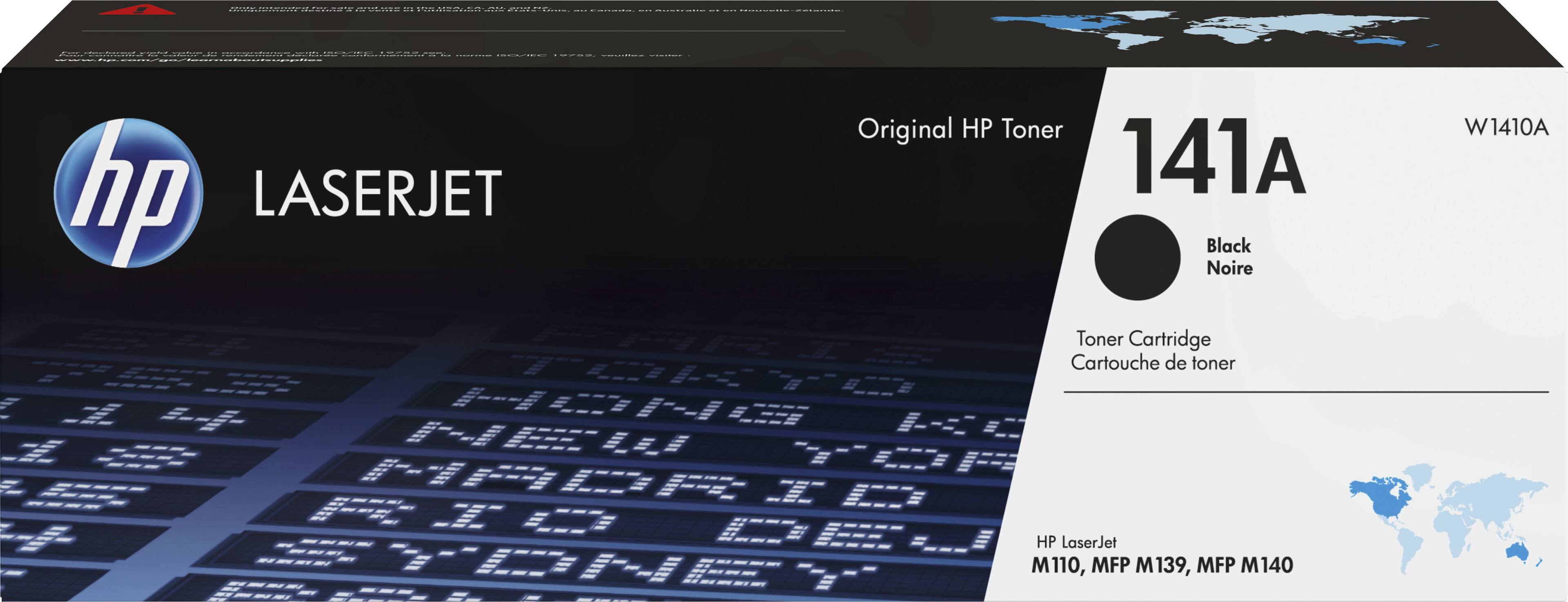 Alt View 1. HP - 141A Standard Capacity Toner Cartridge - Black.