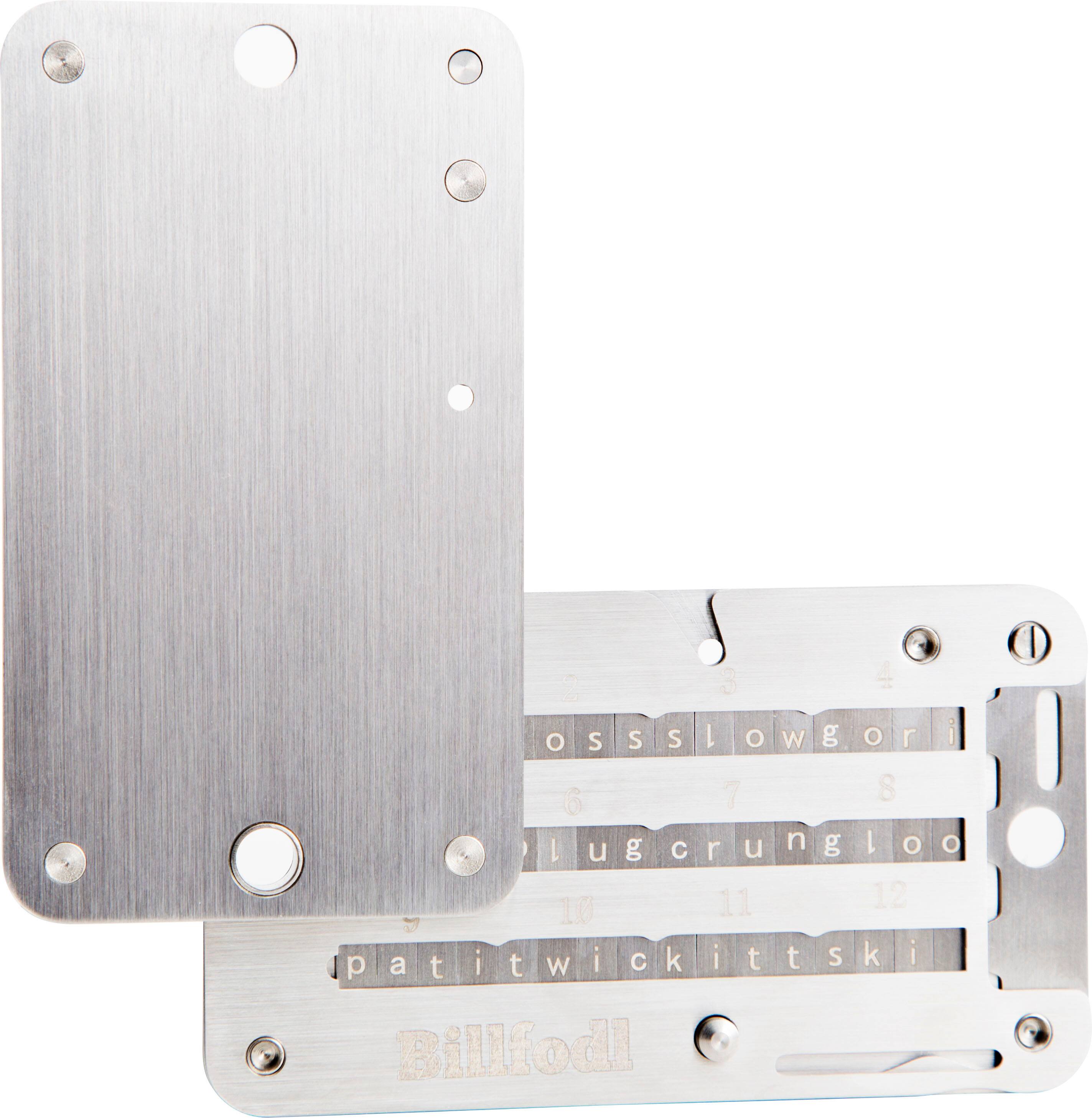 Metal Seed Phrase Plate Vilo Cryptocurrency Steel Wallet - 24-Word Seed  Phrase Backup (Fireproof/Waterproof) Keep Metal