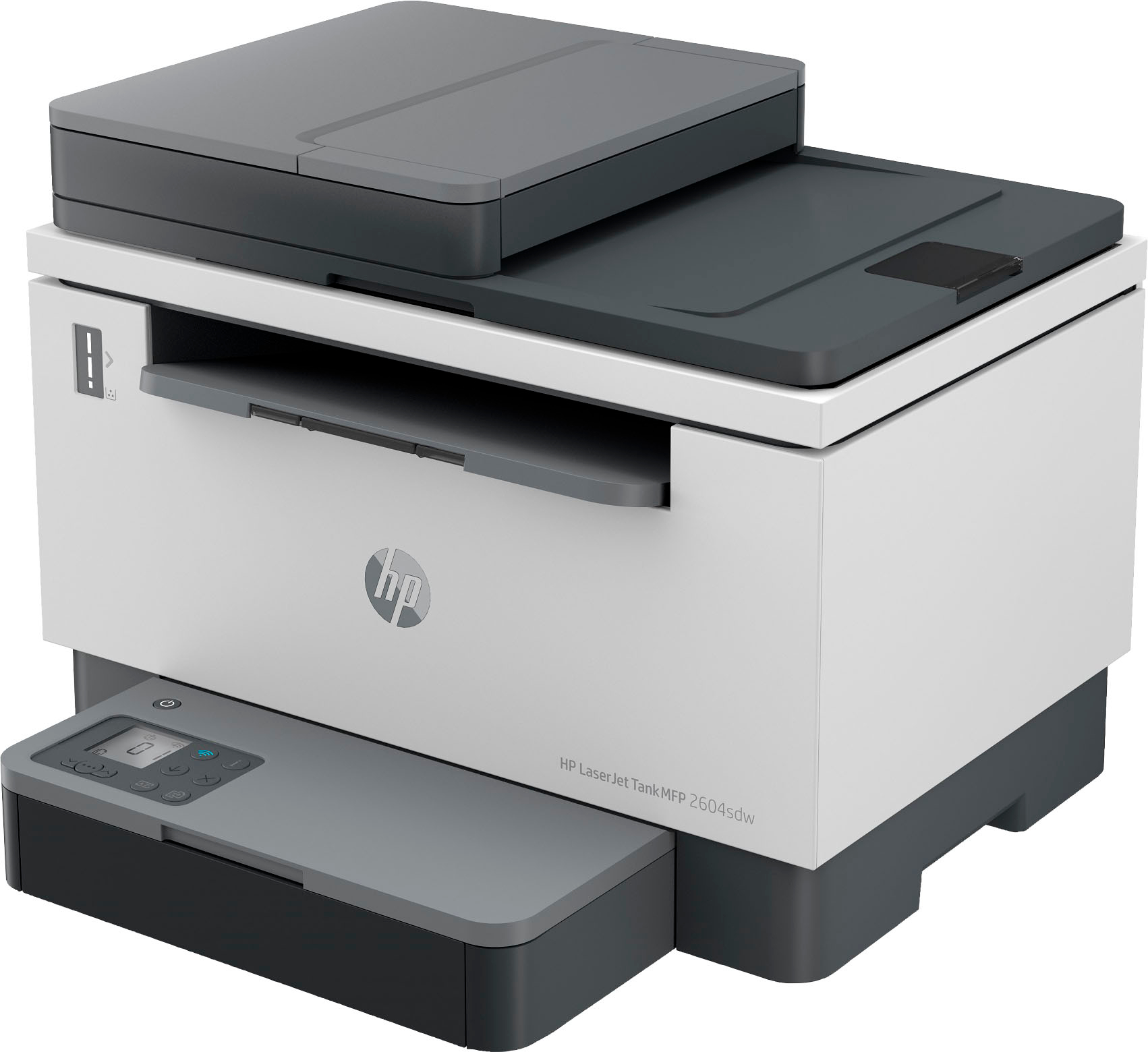 HP LaserJet Tank 2604sdw Wireless Black-and-White All-In-One Laser Printer preloaded with up to 2 years of toner White 2604sdw - Best Buy