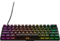 Angle. SteelSeries - Apex Pro Mini 60% Wired Mechanical OmniPoint 2.0 Adjustable Actuation Switch Gaming Keyboard with RGB Backlighting - Black.