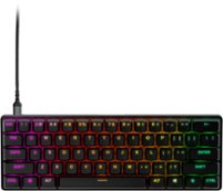 SteelSeries - Apex Pro Mini 60% Wired Mechanical OmniPoint 2.0 Adjustable Actuation Switch Gaming Keyboard with RGB Backlighting - Black - Front_Zoom