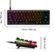 Alt View 11. SteelSeries - Apex Pro Mini 60% Wired Mechanical OmniPoint 2.0 Adjustable Actuation Switch Gaming Keyboard with RGB Backlighting - Black.
