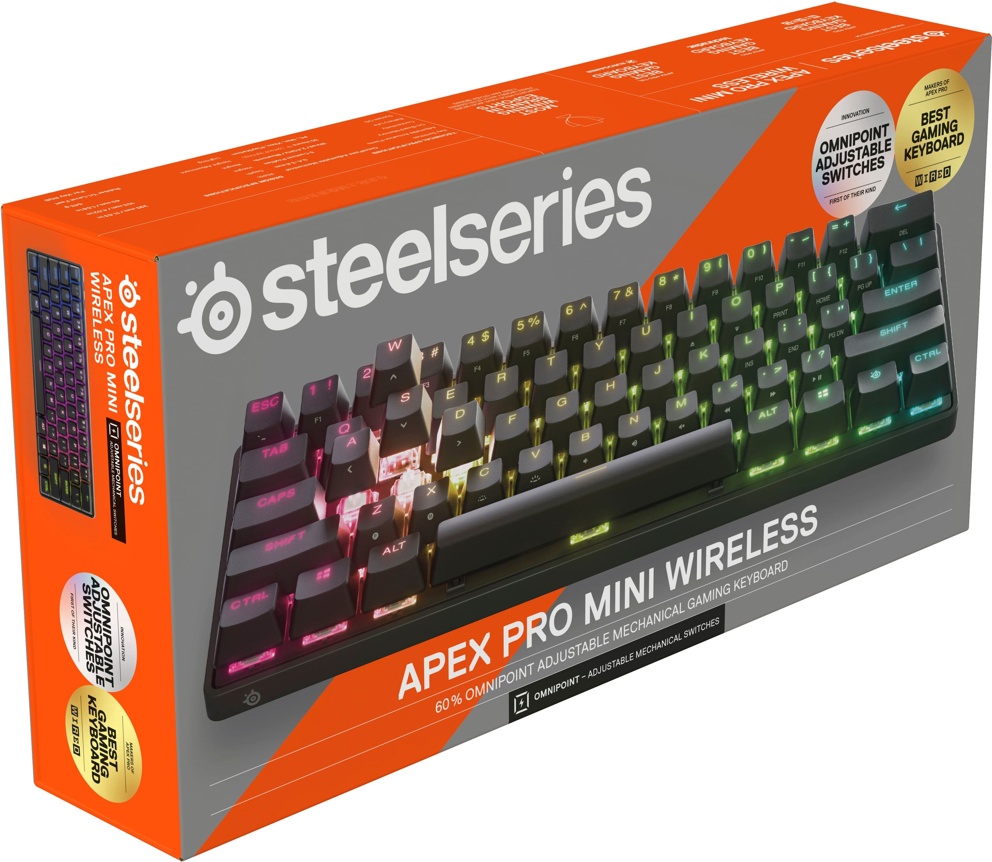 新品・未使用】APEX PRO MINI 60% WIRELESS キーボード-