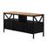 Angle. Walker Edison - 60" Modern Farmhouse Solid Wood TV Stand for Most TVs up to 65” - Rustic Oak/Black.