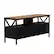 Left. Walker Edison - 60" Modern Farmhouse Solid Wood TV Stand for Most TVs up to 65” - Rustic Oak/Black.