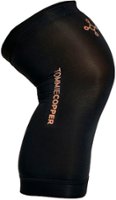 Tommie Copper - Unisex Compression Infrared Knee Sleeve - Black - Front_Zoom